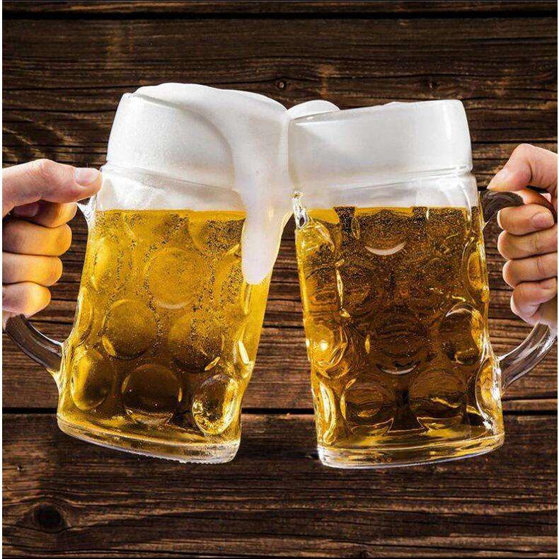 Caneca Chopp Cerveja 1,2 litros Vidro Alemã Oktoberfest - YUJING